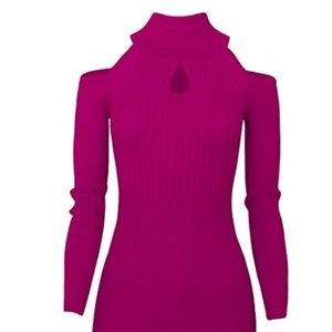 Women Slim Fit Knit Sweater Bodycon Dress